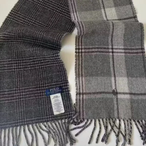 VINTAGE POLO Ralph Lauren Men's Long ScaPlaidrf NWT - Picture 2 of 7